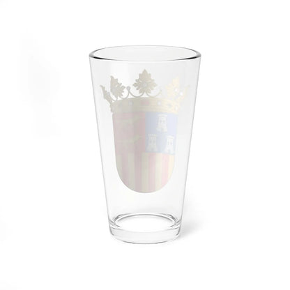 Escudo de Grañén (Spain) (Coat of Arms) Pint Glass 16oz - Go Mug Yourself