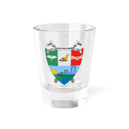 Escudo de Granada Meta (Colombia) (Coat of Arms) Shot Glass 1.5oz 1.5oz - Go Mug Yourself