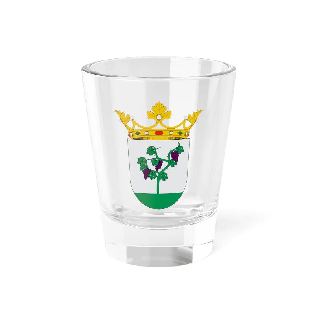 Escudo de Ágreda (Spain) (Coat of Arms) Shot Glass 1.5oz 1.5oz - Go Mug Yourself