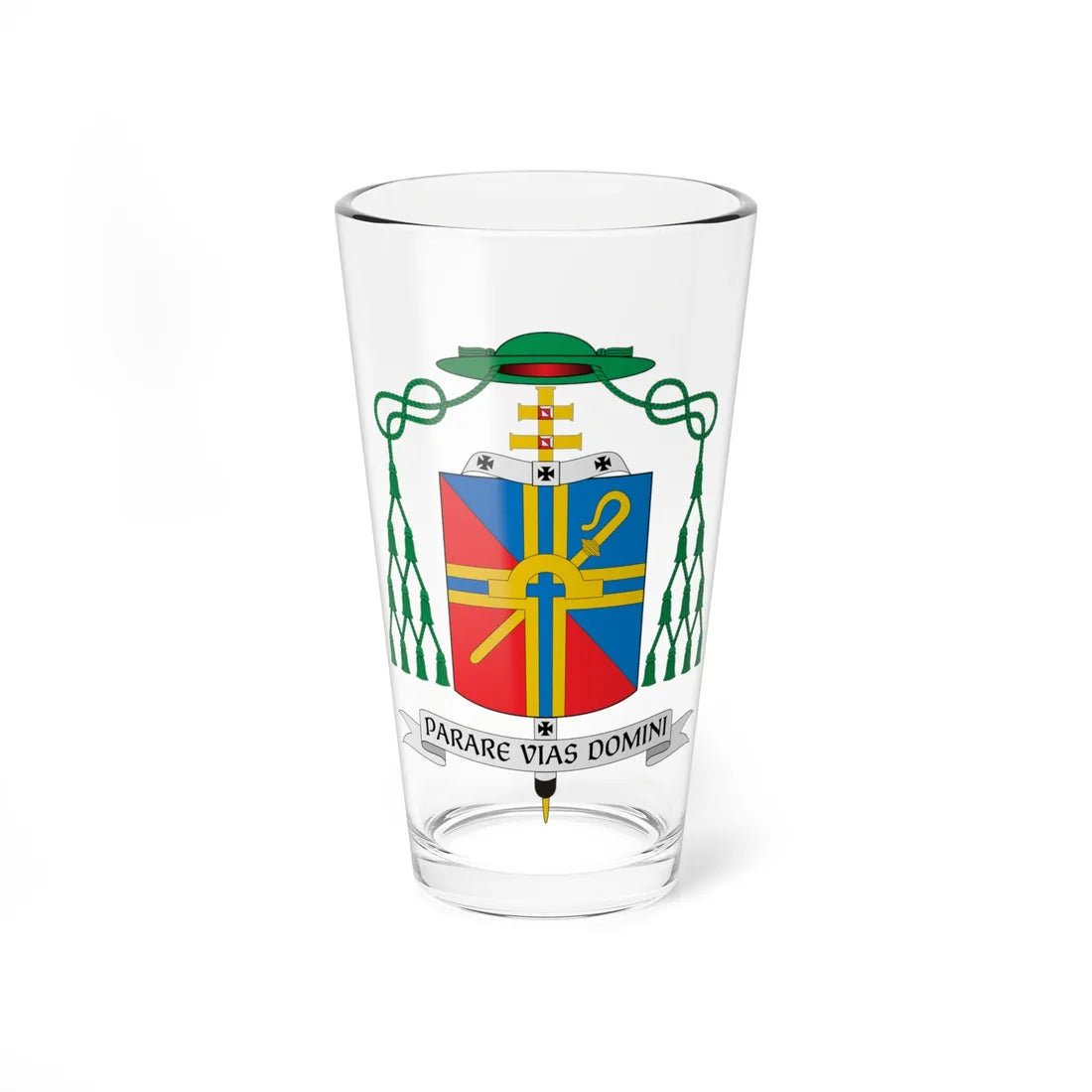 Escudo de Gregório Paixão Neto.arzobispo (Spain) (Coat of Arms) Pint Glass 16oz 16oz - Go Mug Yourself