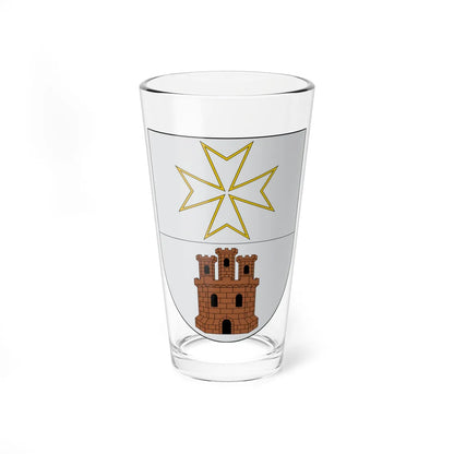 Escudo de Grisén (Spain) (Coat of Arms) Pint Glass 16oz 16oz - Go Mug Yourself
