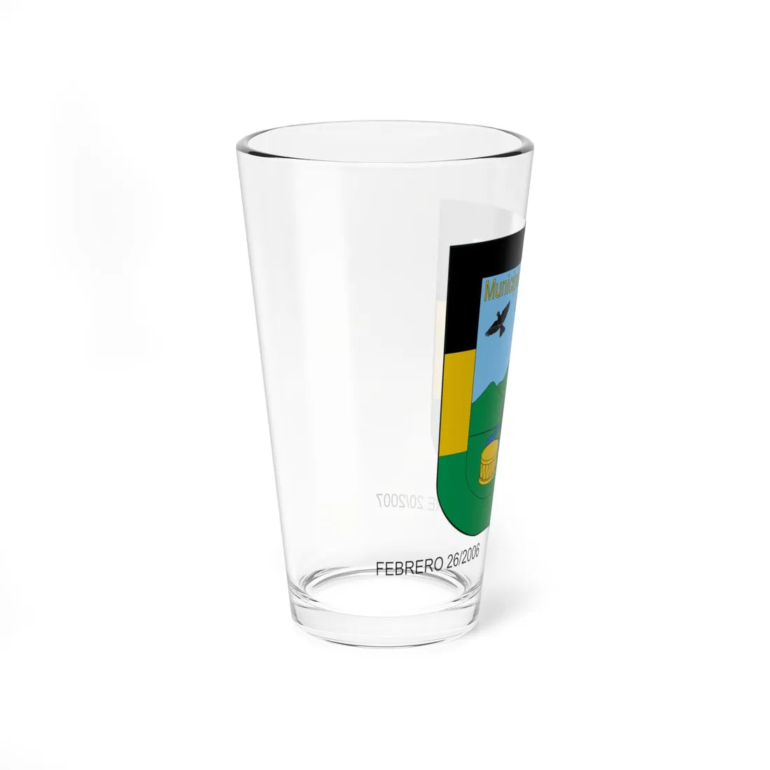 Escudo de Guachené (Colombia) (Coat of Arms) Pint Glass 16oz - Go Mug Yourself