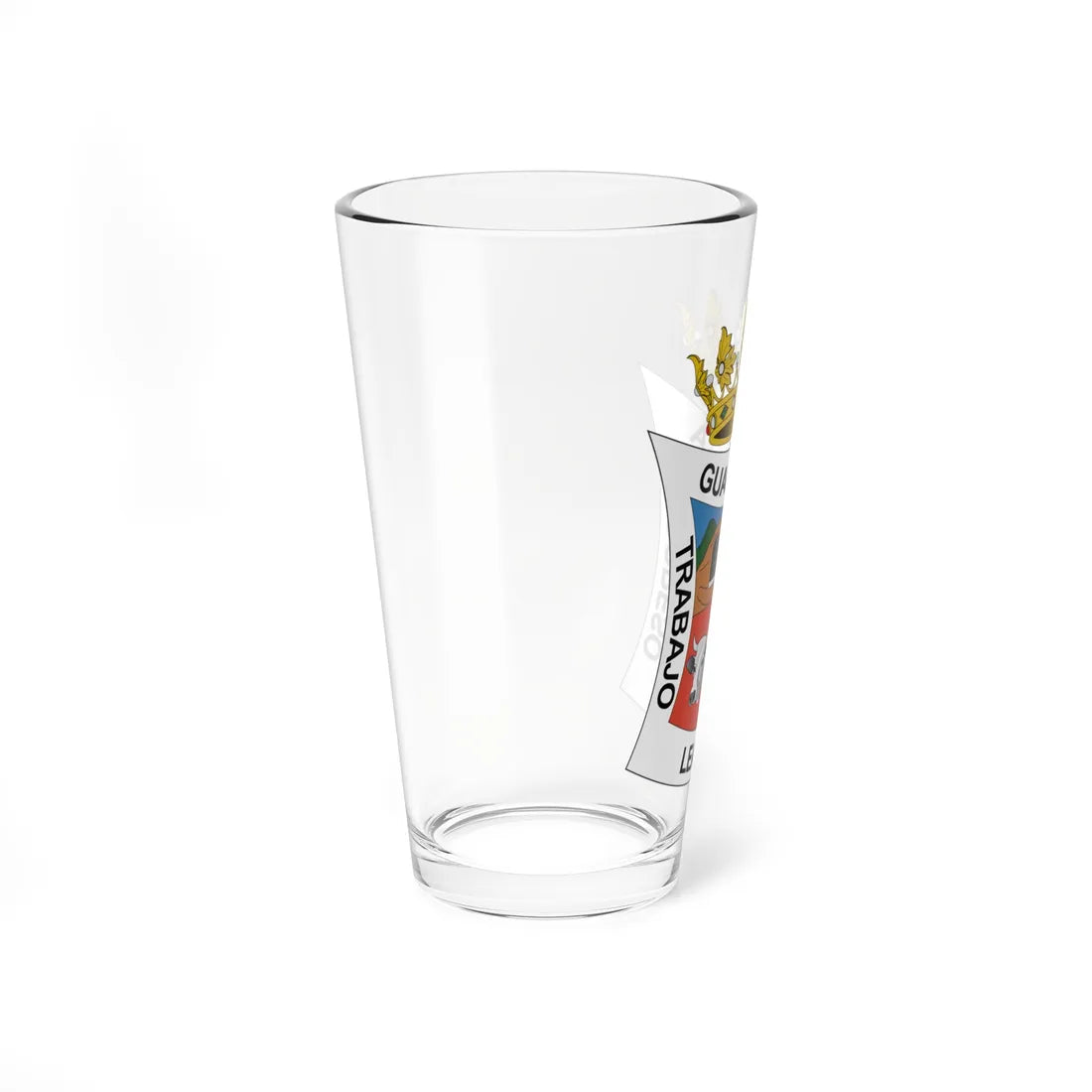Escudo de Guachetá - Cundinamarca (Colombia) (Coat of Arms) Pint Glass 16oz - Go Mug Yourself