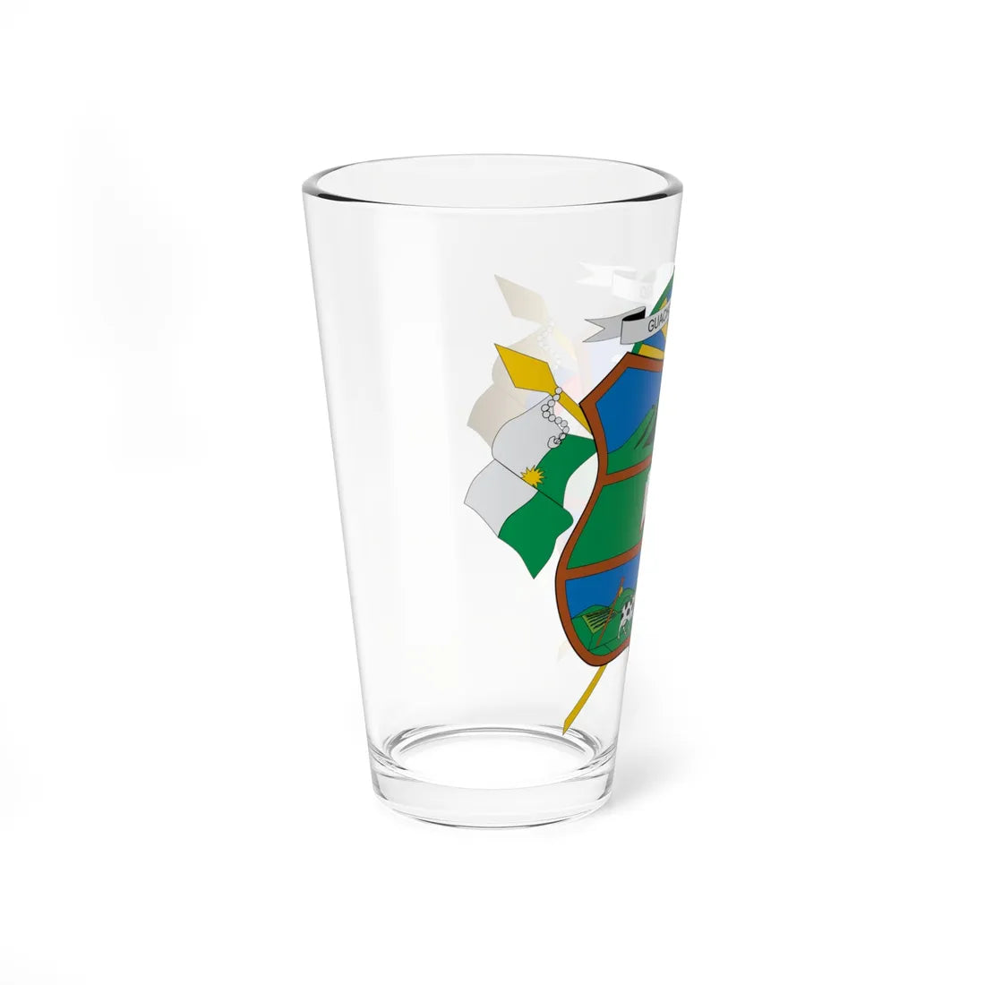 Escudo de Guachucal (Colombia) (Coat of Arms) Pint Glass 16oz - Go Mug Yourself