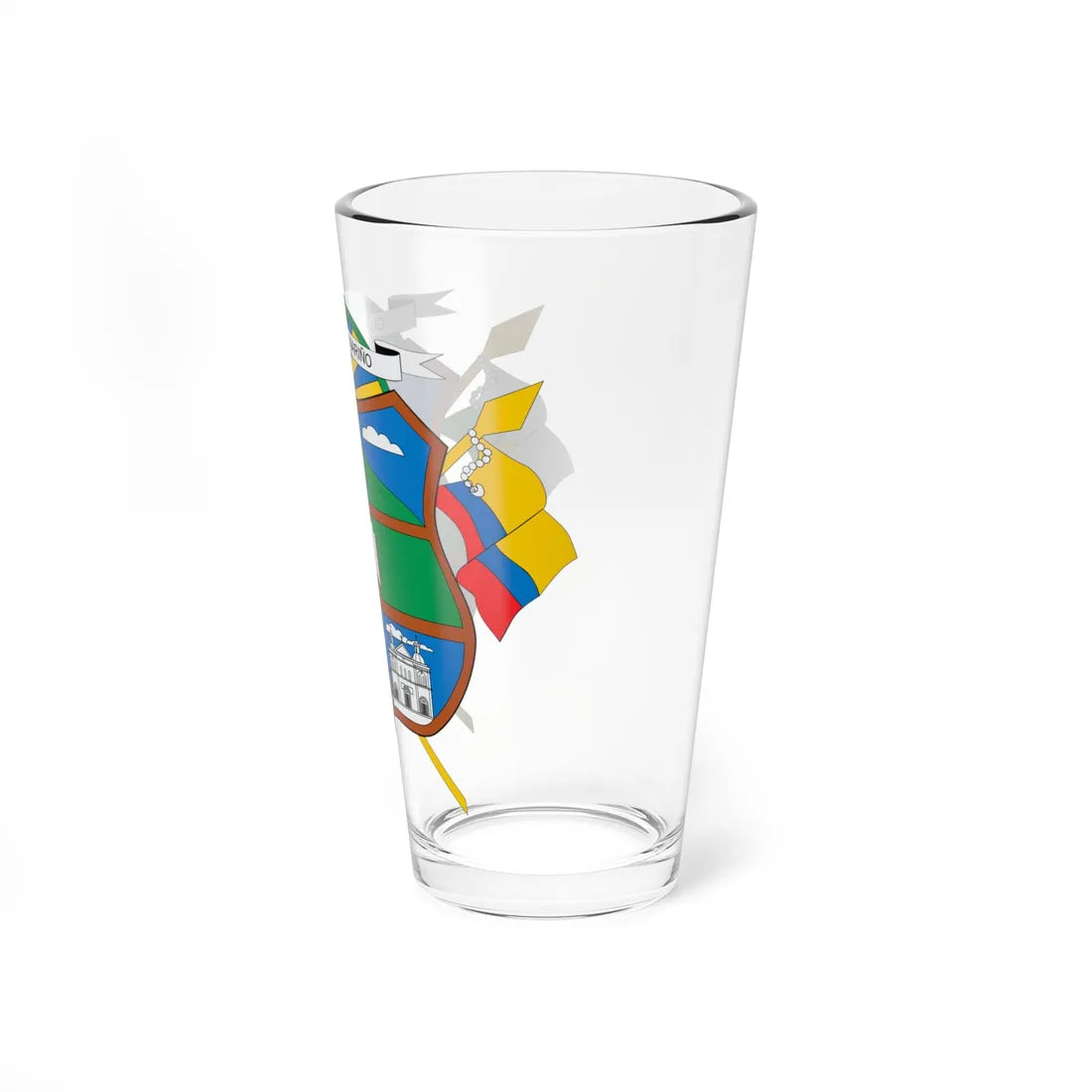 Escudo de Guachucal (Colombia) (Coat of Arms) Pint Glass 16oz - Go Mug Yourself
