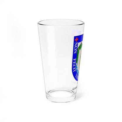 Escudo de Guadalupe Hidalgo (Costa Rica) (Coat of Arms) Pint Glass 16oz - Go Mug Yourself