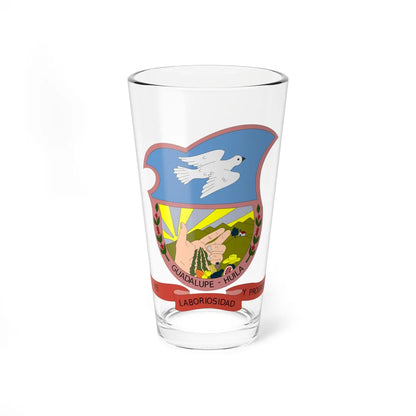 Escudo de Guadalupe-Huila (Colombia) (Coat of Arms) Pint Glass 16oz 16oz - Go Mug Yourself