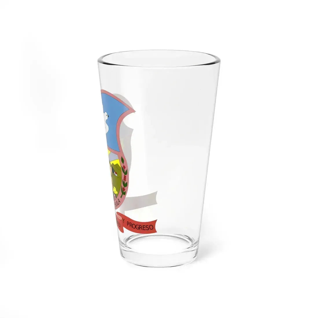 Escudo de Guadalupe-Huila (Colombia) (Coat of Arms) Pint Glass 16oz - Go Mug Yourself