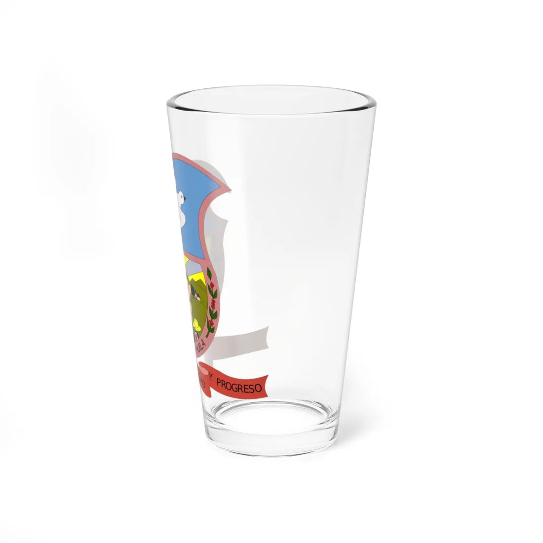 Escudo de Guadalupe-Huila (Colombia) (Coat of Arms) Pint Glass 16oz - Go Mug Yourself