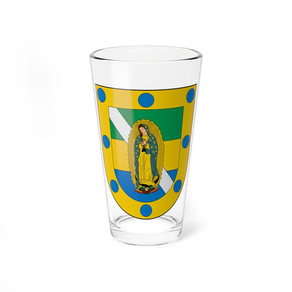 Escudo de Guadalupe-Santander (Colombia) (Coat of Arms) Pint Glass 16oz 16oz - Go Mug Yourself