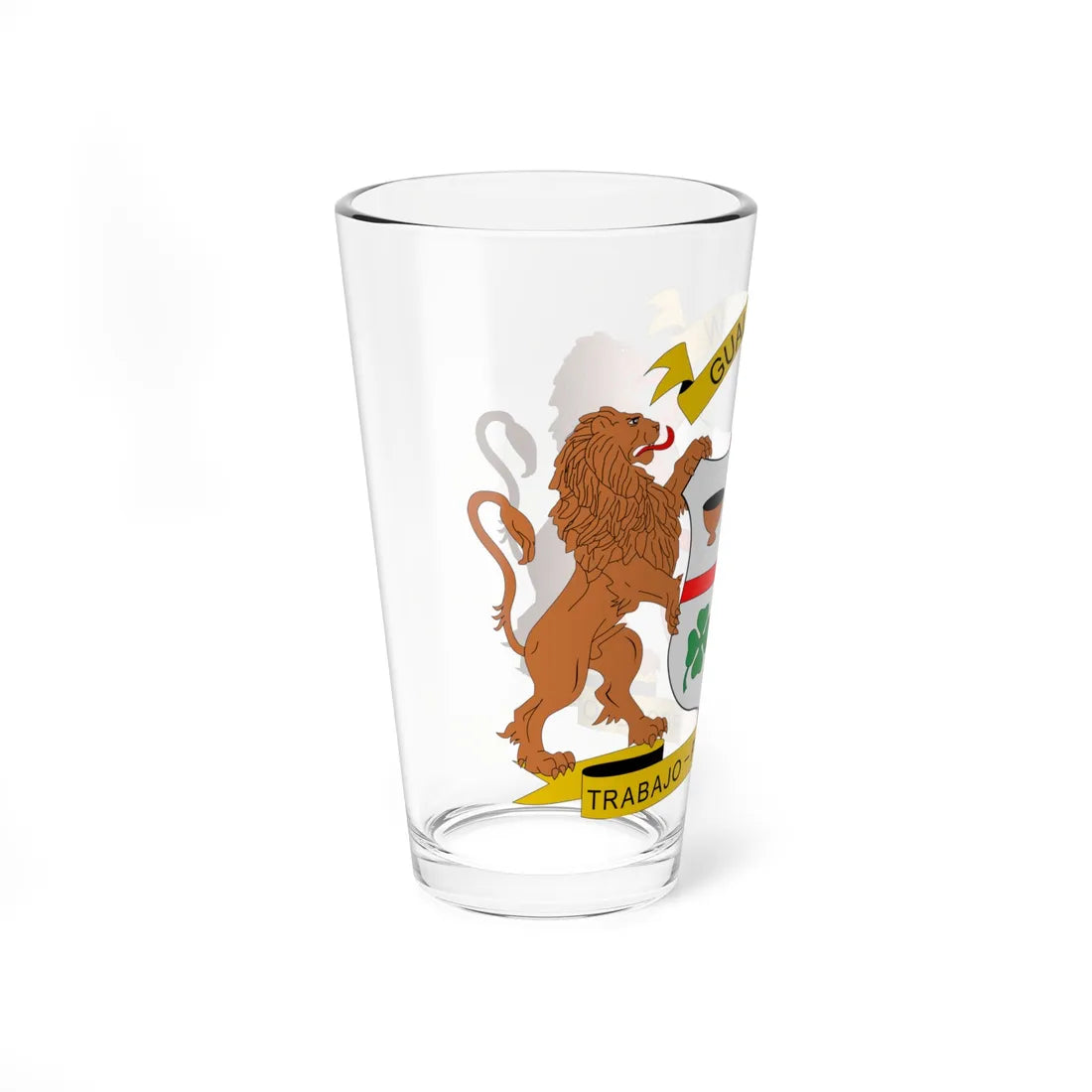 Escudo de Gualmatán (Colombia) (Coat of Arms) Pint Glass 16oz - Go Mug Yourself