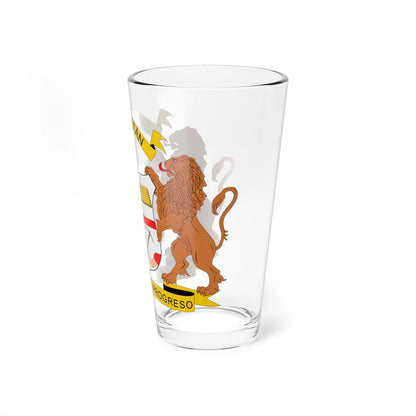 Escudo de Gualmatán (Colombia) (Coat of Arms) Pint Glass 16oz - Go Mug Yourself