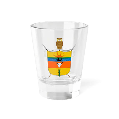 Escudo de Guamal Magdalena (Colombia) (Coat of Arms) Shot Glass 1.5oz 1.5oz - Go Mug Yourself
