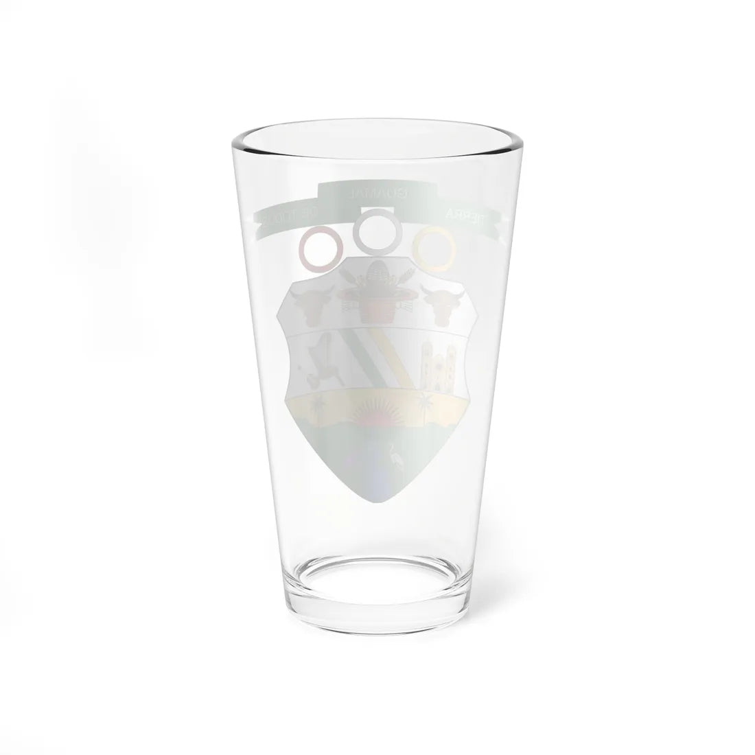 Escudo de Guamal Meta (Colombia) (Coat of Arms) Pint Glass 16oz - Go Mug Yourself