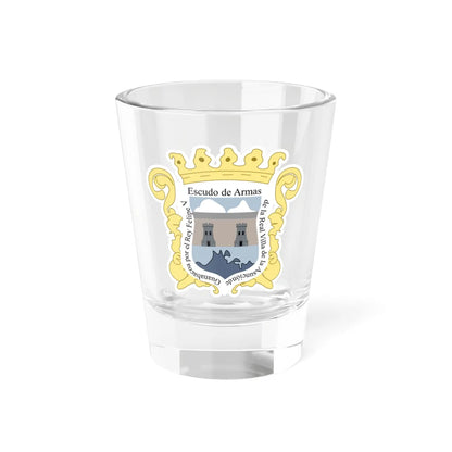 Escudo de Guanabacoa Cuba (Cuba) (Coat of Arms) Shot Glass 1.5oz 1.5oz - Go Mug Yourself