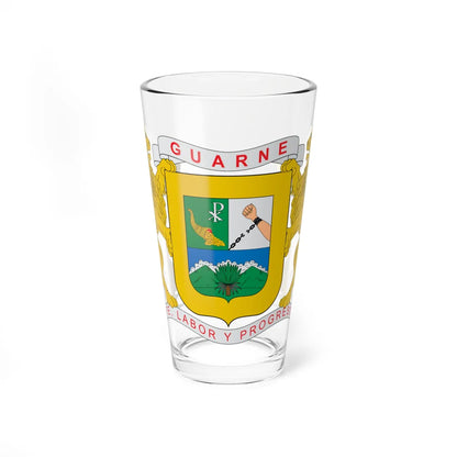 Escudo de Guarne (Colombia) (Coat of Arms) Pint Glass 16oz 16oz - Go Mug Yourself