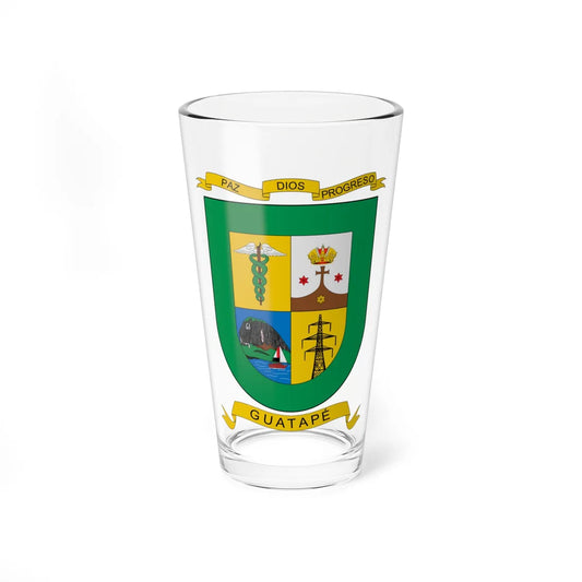 Escudo de Guatapé (Colombia) (Coat of Arms) Pint Glass 16oz 16oz - Go Mug Yourself