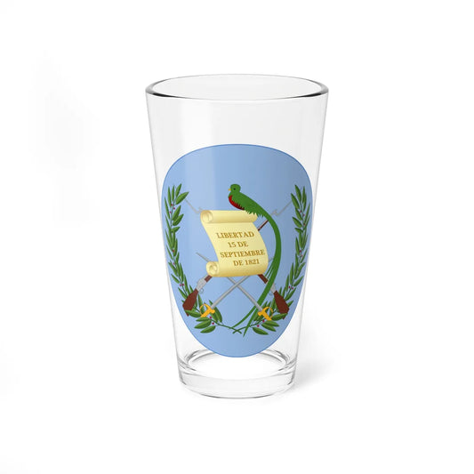 Escudo de Guatemala (Guatemala) (Coat of Arms) Pint Glass 16oz 16oz - Go Mug Yourself