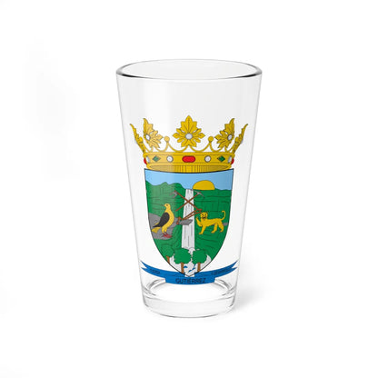 Escudo de Gutiérrez Cundinamarca (Colombia) (Coat of Arms) Pint Glass 16oz 16oz - Go Mug Yourself
