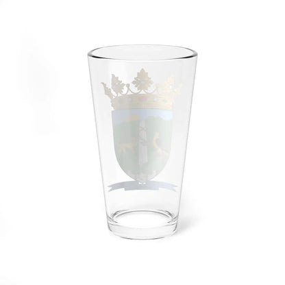 Escudo de Gutiérrez Cundinamarca (Colombia) (Coat of Arms) Pint Glass 16oz - Go Mug Yourself