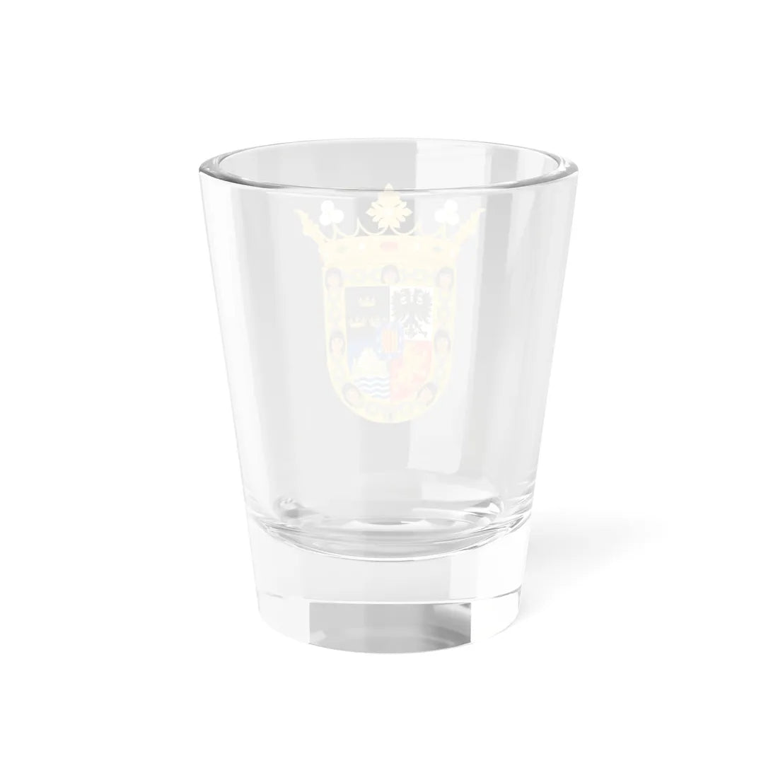 Escudo de Hernán Cortés marqués del Valle de Oaxaca 1529 (Costa Rica) (Coat of Arms) Shot Glass 1.5oz - Go Mug Yourself