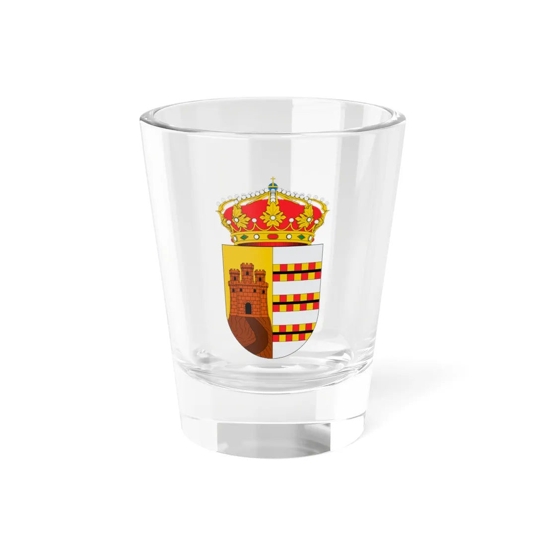 Escudo de Herrera del Duque (Spain) (Coat of Arms) Shot Glass 1.5oz 1.5oz - Go Mug Yourself