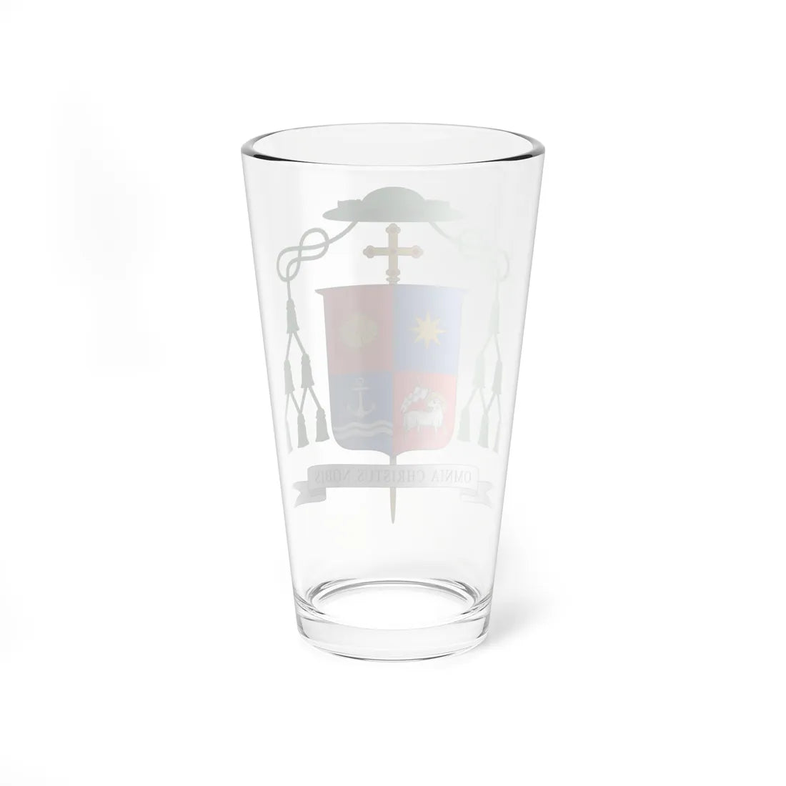 Escudo de Hiansen Vieira Franco (Spain) (Coat of Arms) Pint Glass 16oz - Go Mug Yourself