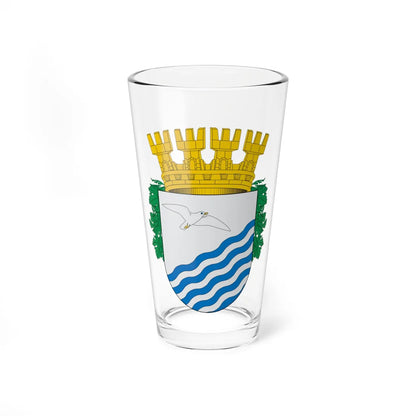 Escudo de Hualañe (Chile) (Coat of Arms) Pint Glass 16oz 16oz - Go Mug Yourself