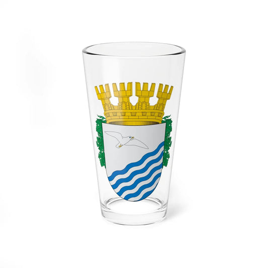 Escudo de Hualañe (Chile) (Coat of Arms) Pint Glass 16oz 16oz - Go Mug Yourself