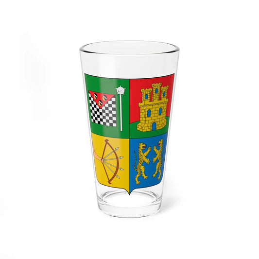 Escudo de Huancayo (Peru) (Coat of Arms) Pint Glass 16oz 16oz - Go Mug Yourself