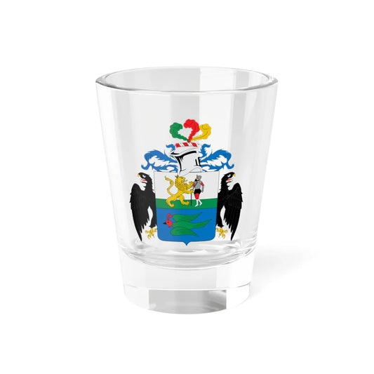 Escudo De Huanuco (Peru) (Coat of Arms) Shot Glass 1.5oz 1.5oz - Go Mug Yourself
