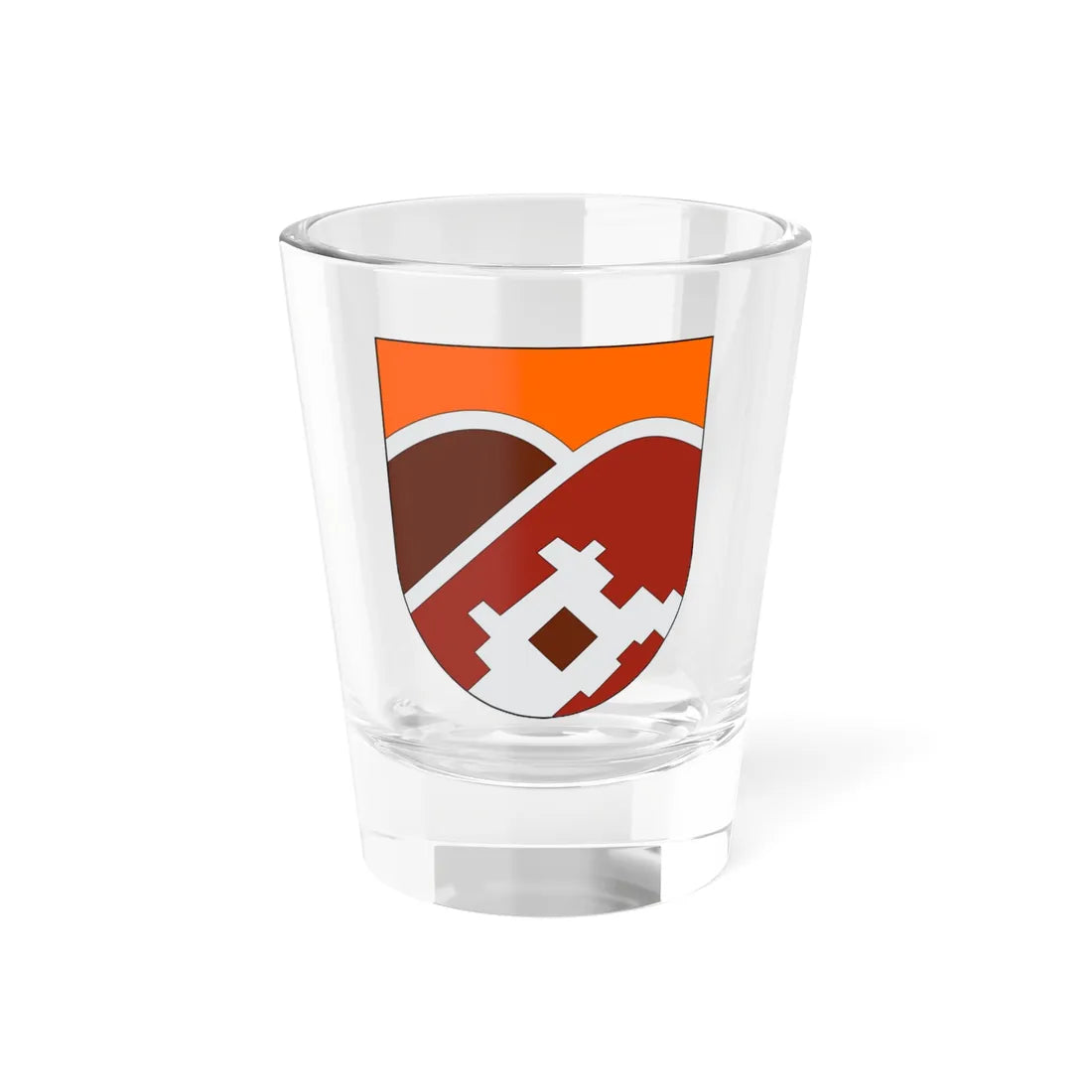 Escudo de Huechuraba (Chile) (Coat of Arms) Shot Glass 1.5oz 1.5oz - Go Mug Yourself