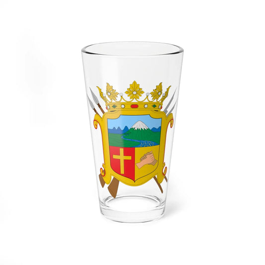 Escudo de Ibagué (Colombia) (Coat of Arms) Pint Glass 16oz 16oz - Go Mug Yourself