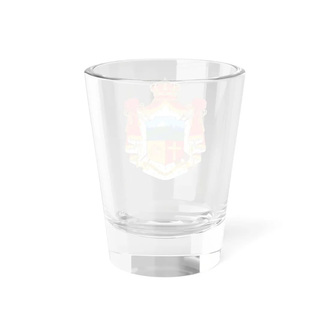 Escudo de Ibagué heráldico (Colombia) (Coat of Arms) Shot Glass 1.5oz - Go Mug Yourself