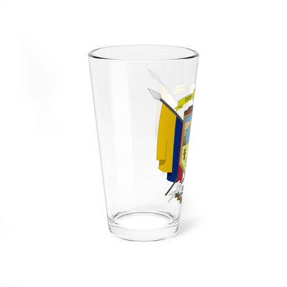 Escudo de Icononzo - Tolima (Colombia) (Coat of Arms) Pint Glass 16oz - Go Mug Yourself