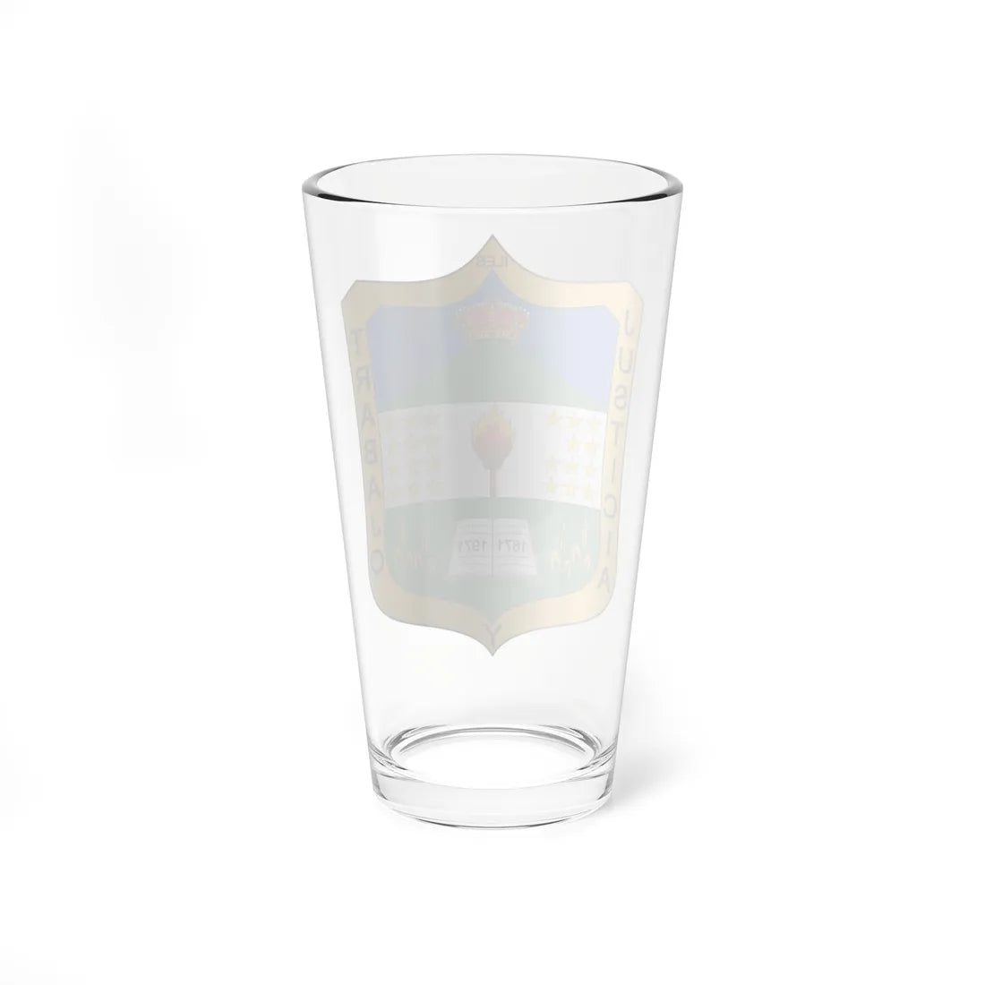 Escudo de Iles Nariño (Colombia) (Coat of Arms) Pint Glass 16oz - Go Mug Yourself