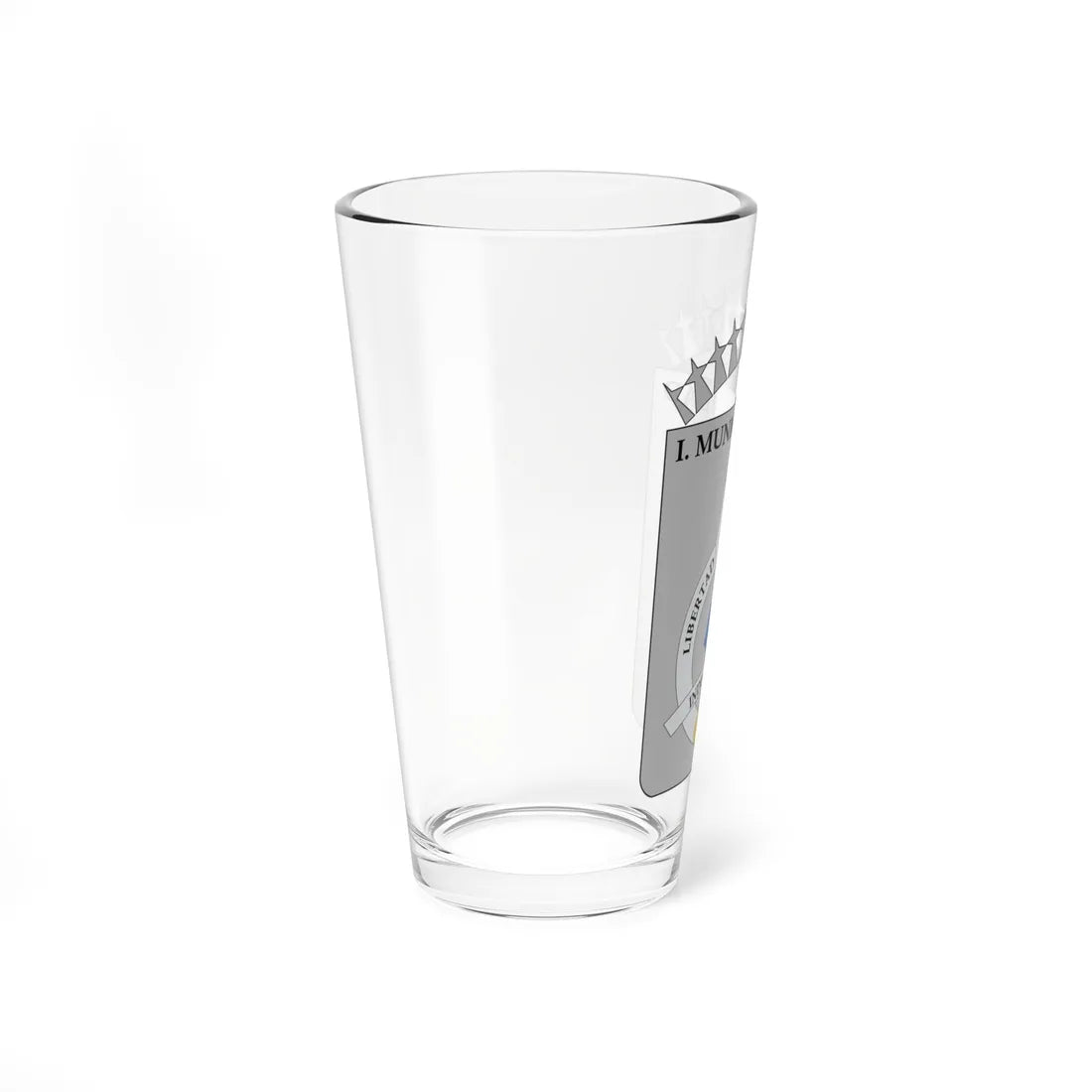 Escudo de Independencia Chile (Chile) (Coat of Arms) Pint Glass 16oz - Go Mug Yourself