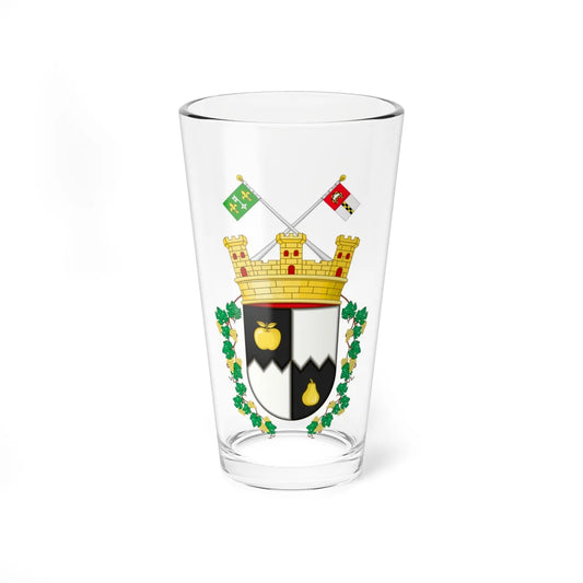 Escudo de Ingeniero Huergo Río Negro (Argentina) (Coat of Arms) Pint Glass 16oz 16oz - Go Mug Yourself