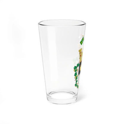 Escudo de Ingeniero Huergo Río Negro (Argentina) (Coat of Arms) Pint Glass 16oz - Go Mug Yourself