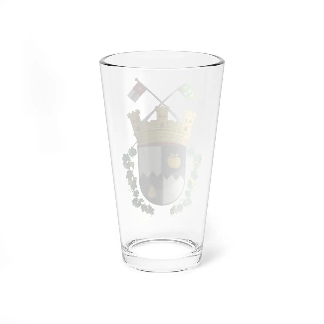 Escudo de Ingeniero Huergo Río Negro (Argentina) (Coat of Arms) Pint Glass 16oz - Go Mug Yourself