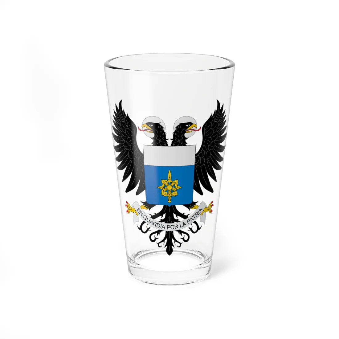 Escudo de Inteligencia Militar-Colombia (Colombia) (Coat of Arms) Pint Glass 16oz 16oz - Go Mug Yourself
