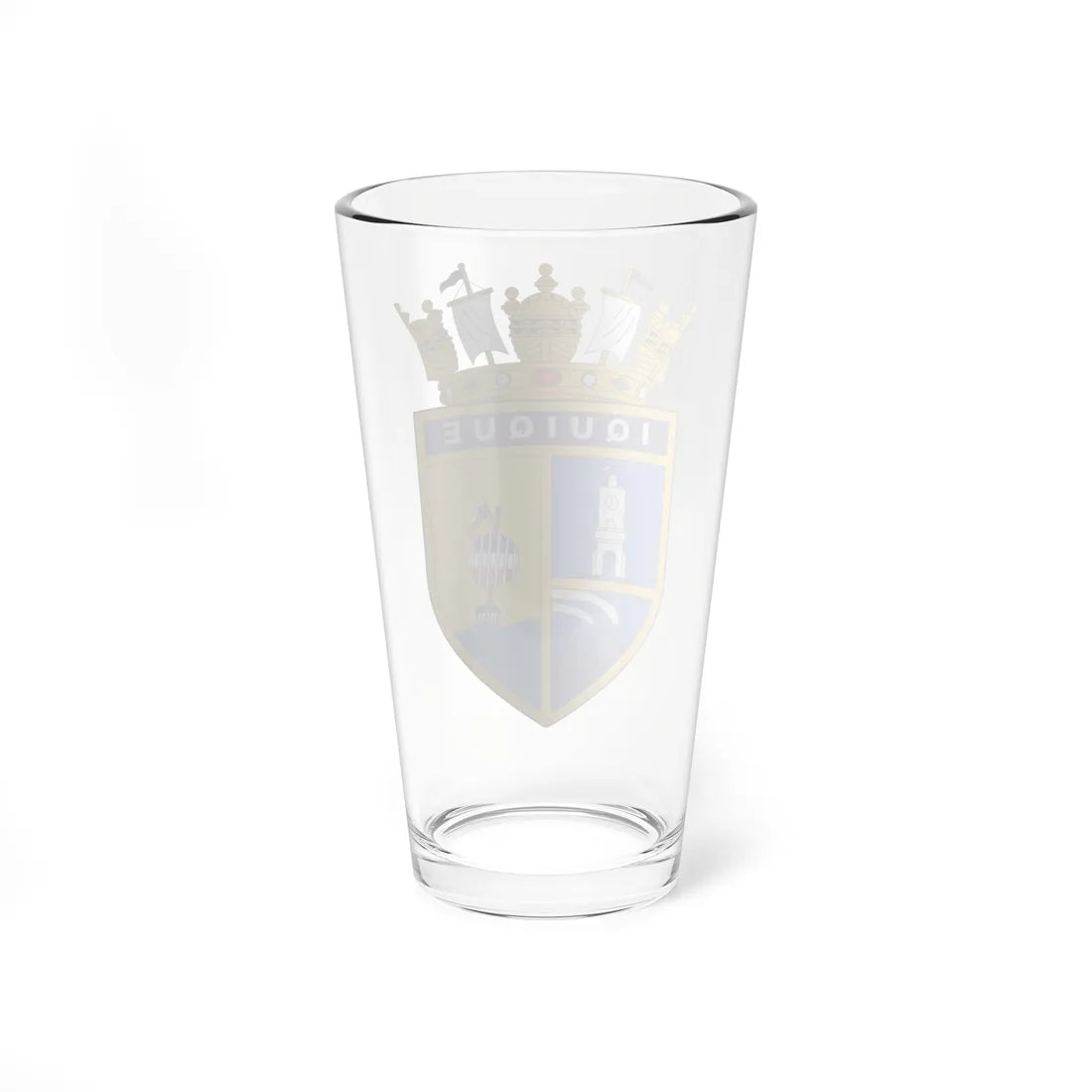Escudo de Iquique (Chile) (Coat of Arms) Pint Glass 16oz - Go Mug Yourself