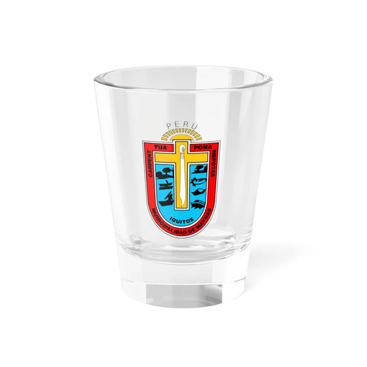 Escudo de Iquitos (Peru) (Coat of Arms) Shot Glass 1.5oz 1.5oz - Go Mug Yourself