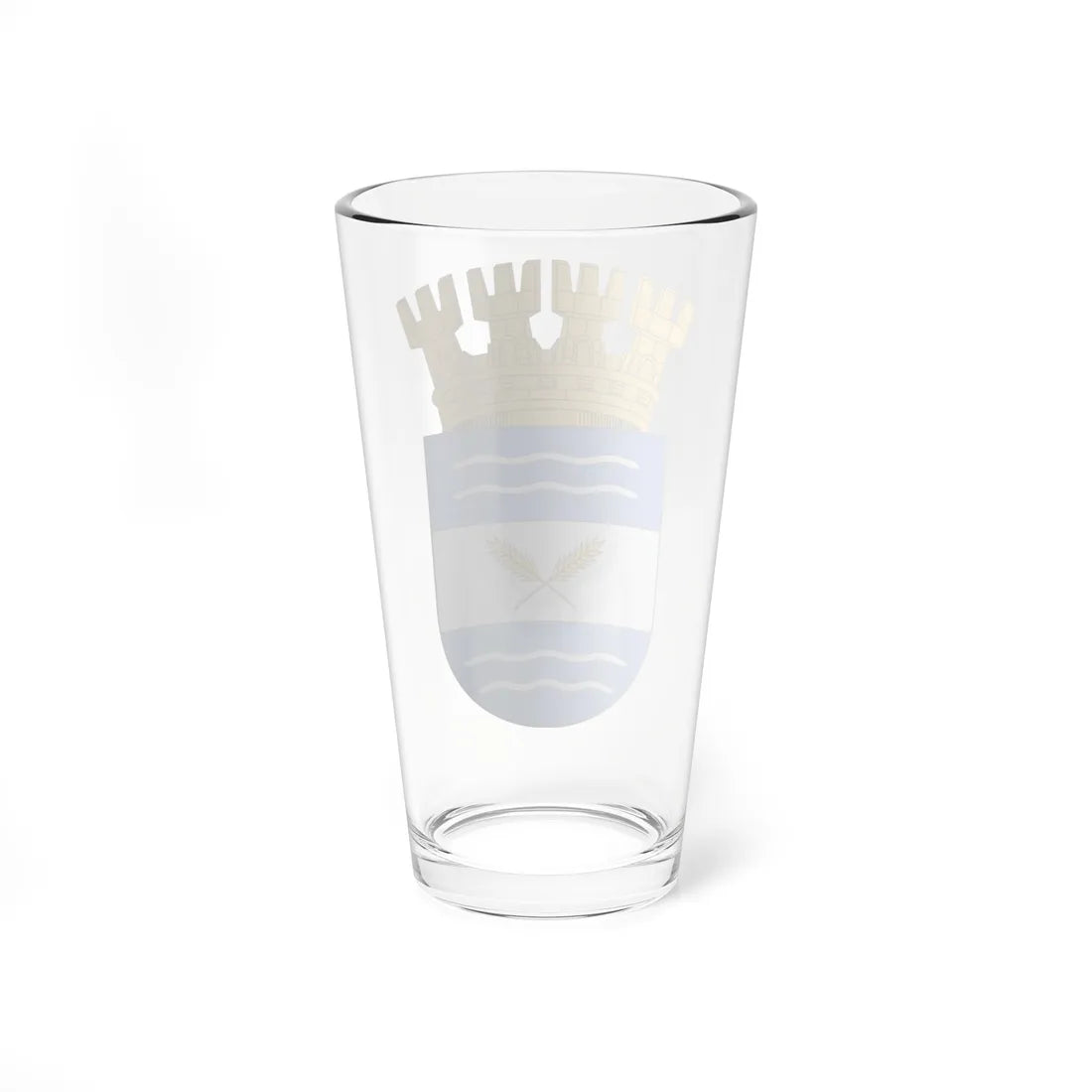 Escudo de Ñiquén (Chile) (Coat of Arms) Pint Glass 16oz - Go Mug Yourself
