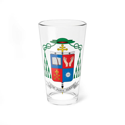 Escudo de Irineu Roman (Spain) (Coat of Arms) Pint Glass 16oz 16oz - Go Mug Yourself