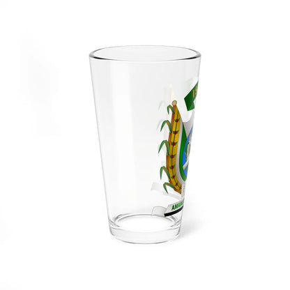 Escudo de Isnos Huila (Colombia) (Coat of Arms) Pint Glass 16oz - Go Mug Yourself