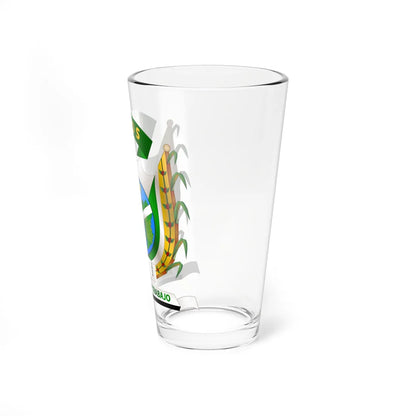 Escudo de Isnos Huila (Colombia) (Coat of Arms) Pint Glass 16oz - Go Mug Yourself