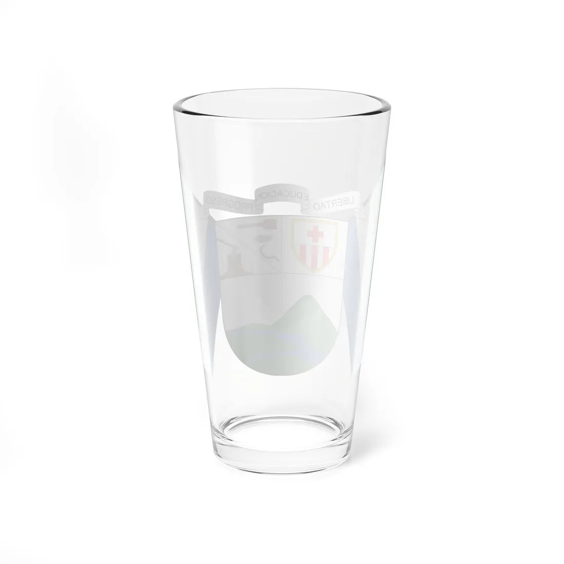 Escudo de Istmina (Colombia) (Coat of Arms) Pint Glass 16oz - Go Mug Yourself