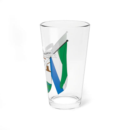 Escudo de Istmina (Colombia) (Coat of Arms) Pint Glass 16oz - Go Mug Yourself