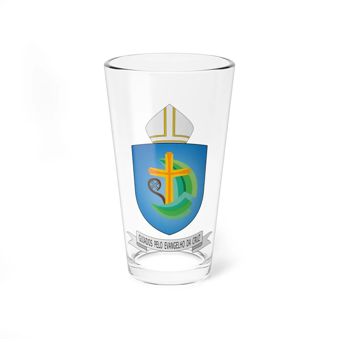 Escudo de Itacir Brassiani (Spain) (Coat of Arms) Pint Glass 16oz 16oz - Go Mug Yourself